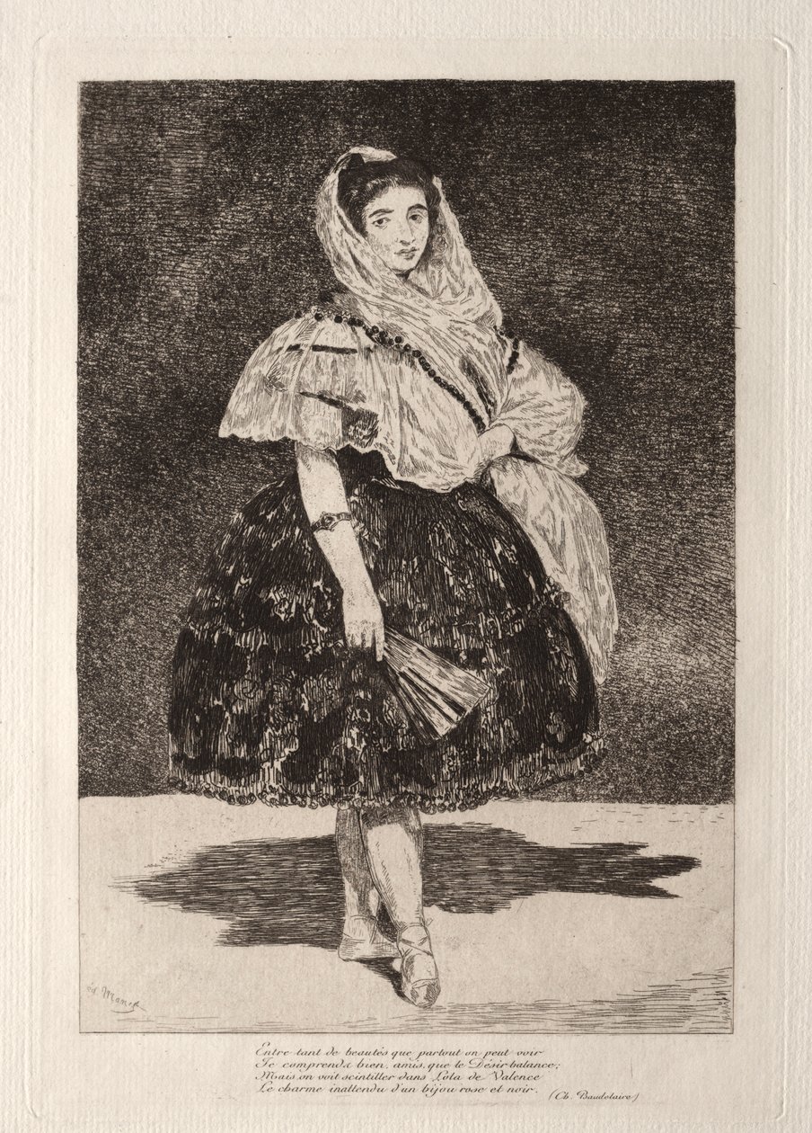 Lola de Valencia av Édouard Manet