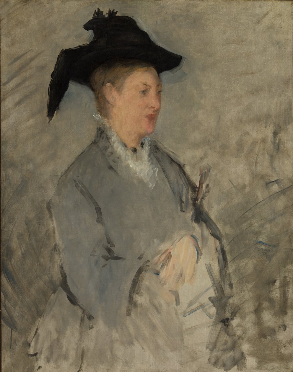 Madame Édouard Manet Suzanne Leenhoff, 1830-1906, ca. 1873. av Édouard Manet