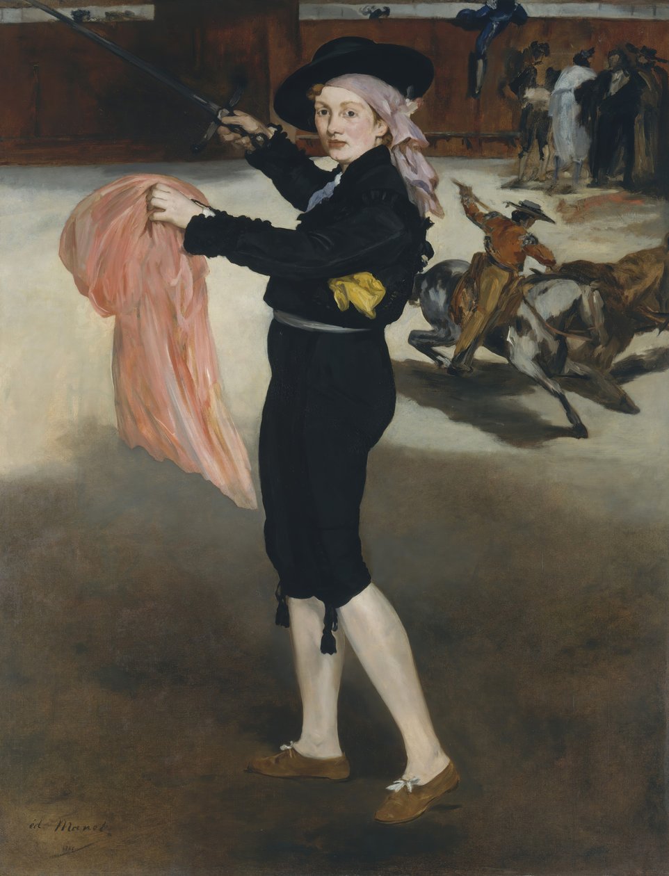 Mademoiselle V. . . i en Espadas kostym, 1862. av Édouard Manet