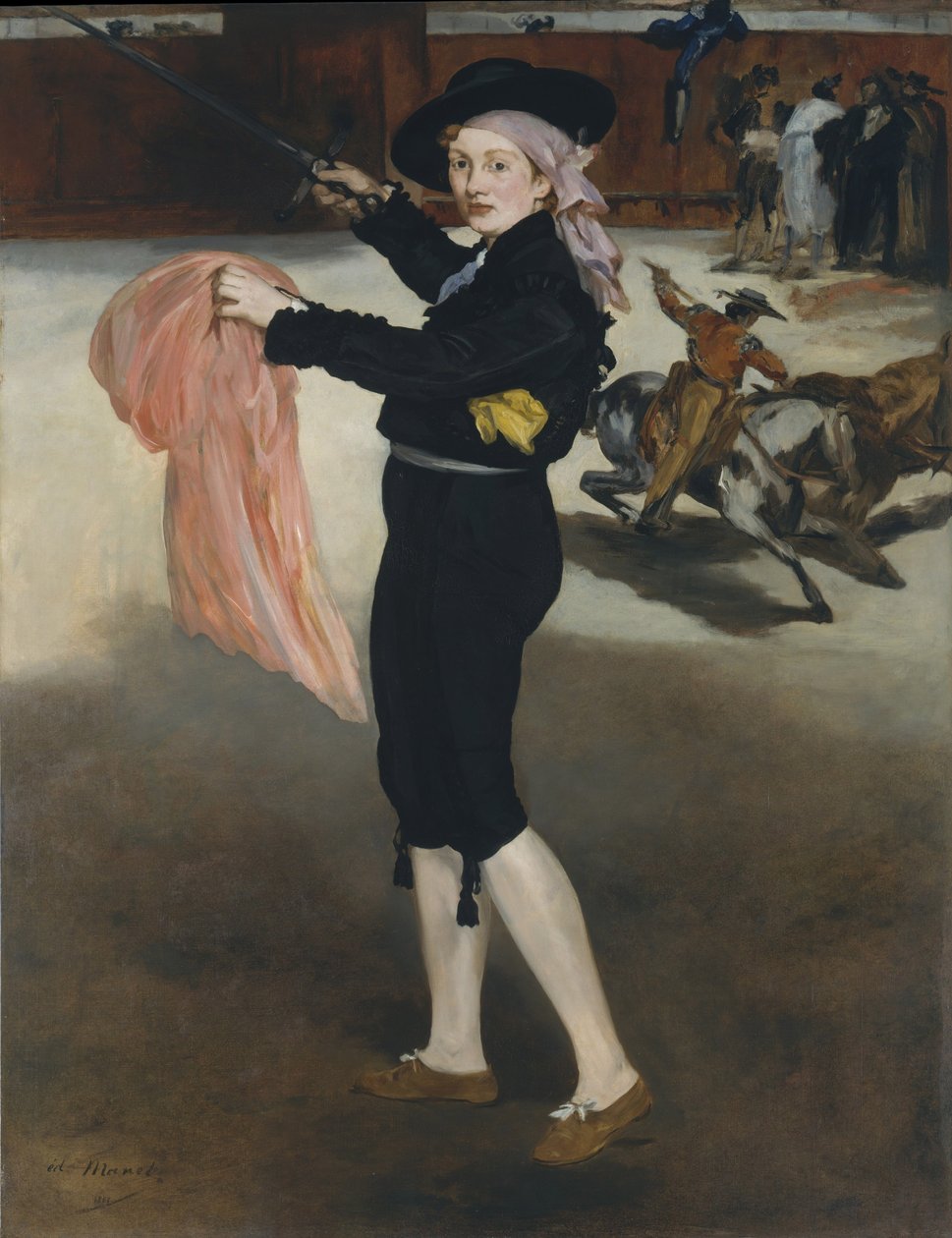Mademoiselle V. . . i en Espadas kostym, 1862 av Édouard Manet
