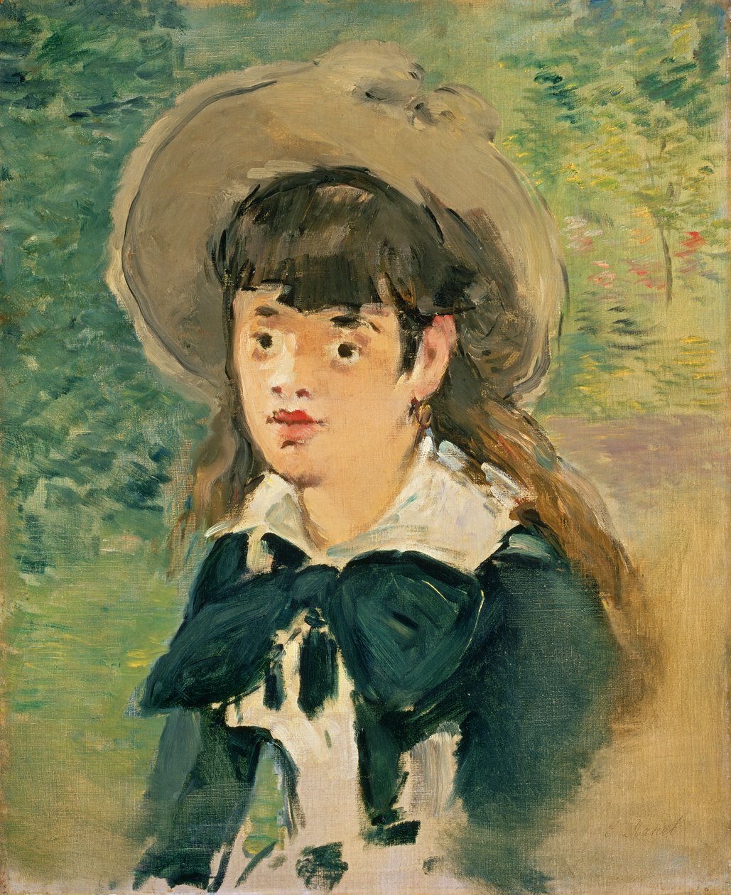 Fröken Voisin, 1880 av Édouard Manet
