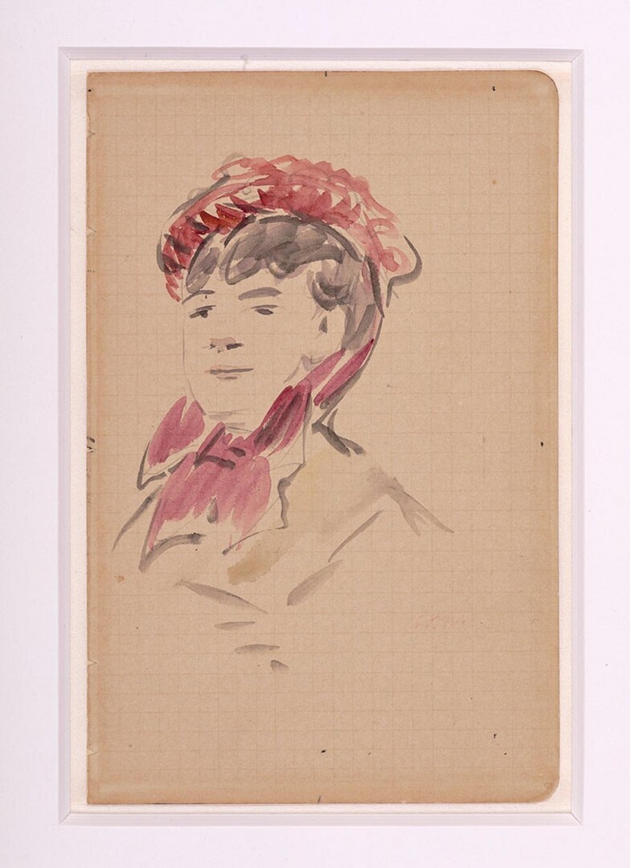 Manet - Porträtt av Isabelle Lemonnier, cirka 1880 av Édouard Manet