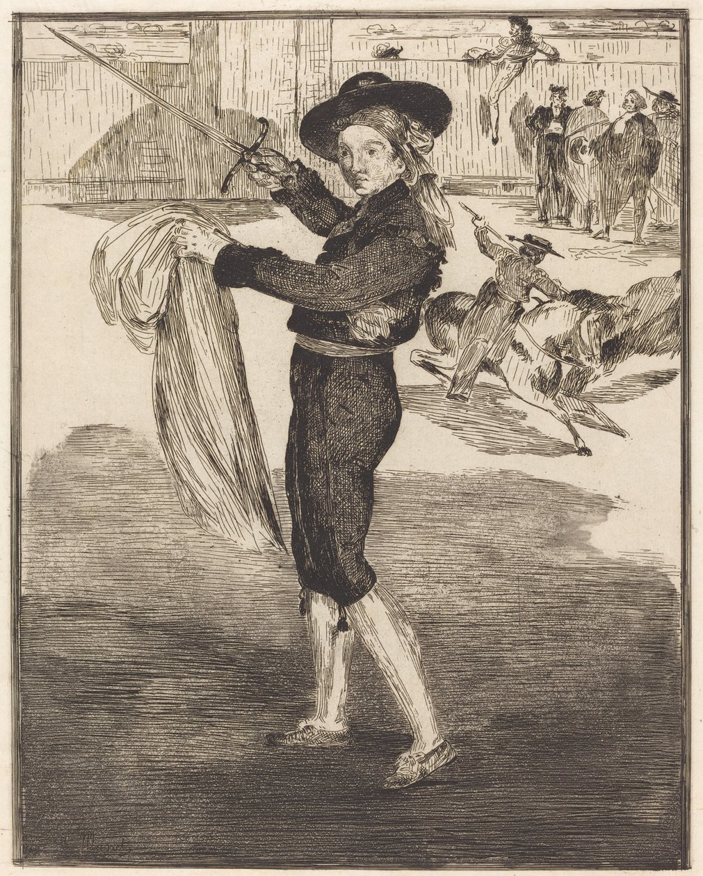 Mlle. Victorine in the Costume of an EspadaL