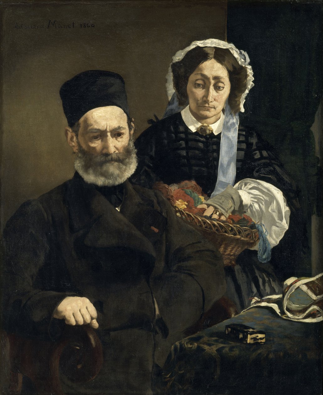 Herr och fru Auguste Manet av Édouard Manet