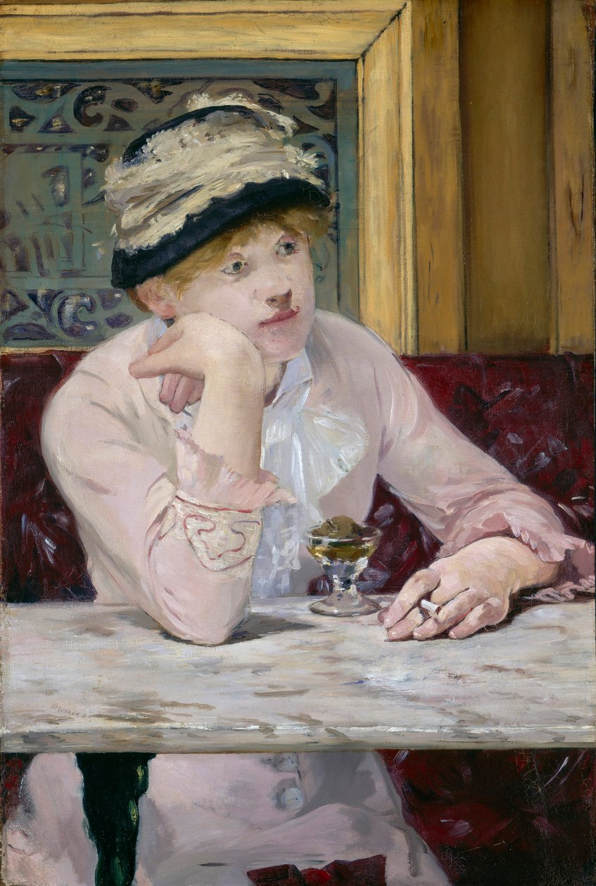 Plommon Brandy, ca. 1877 (olja på duk) av Édouard Manet