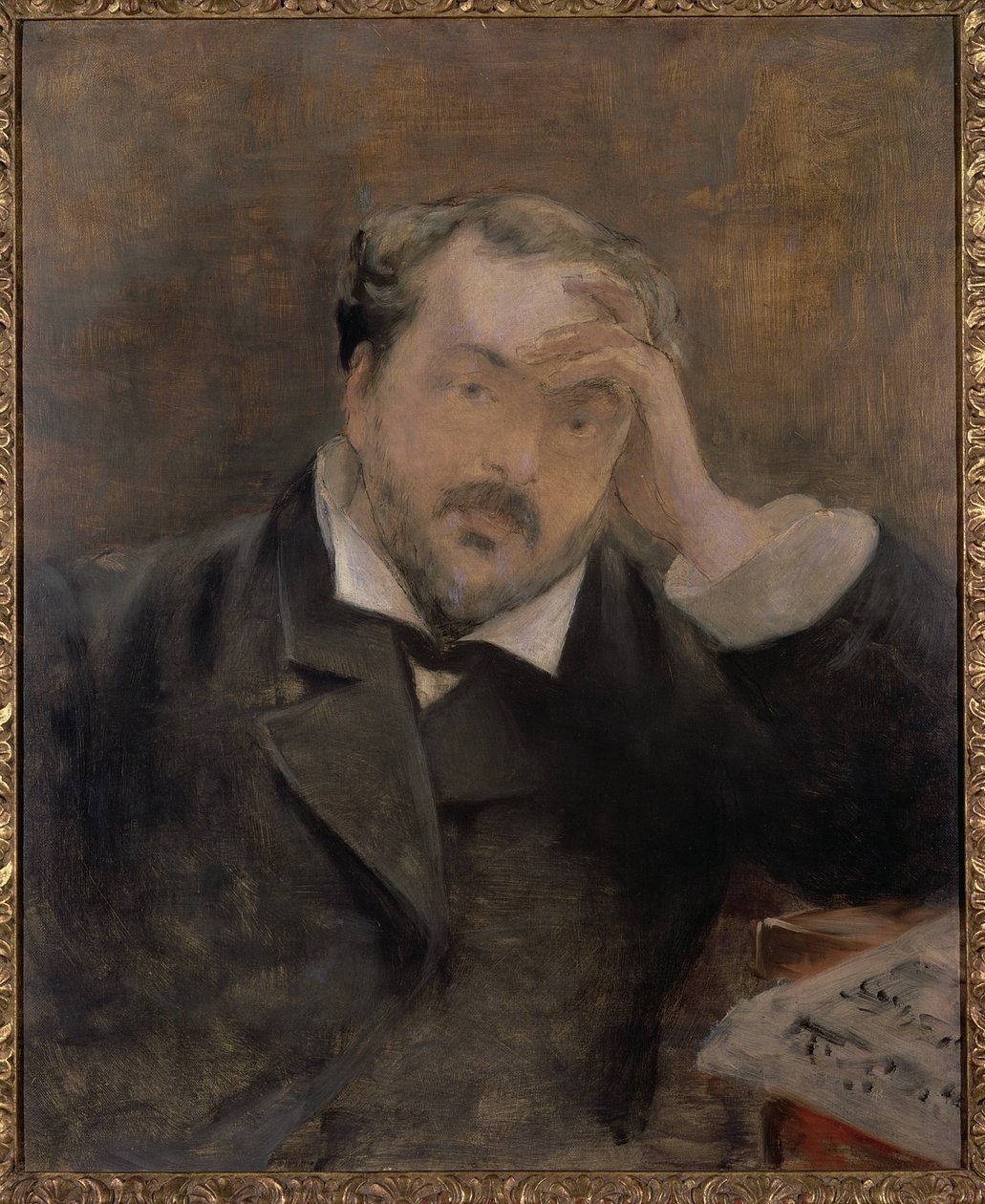 Porträtt av Emmanuel Chabrier (1841-94) 1881 av Édouard Manet