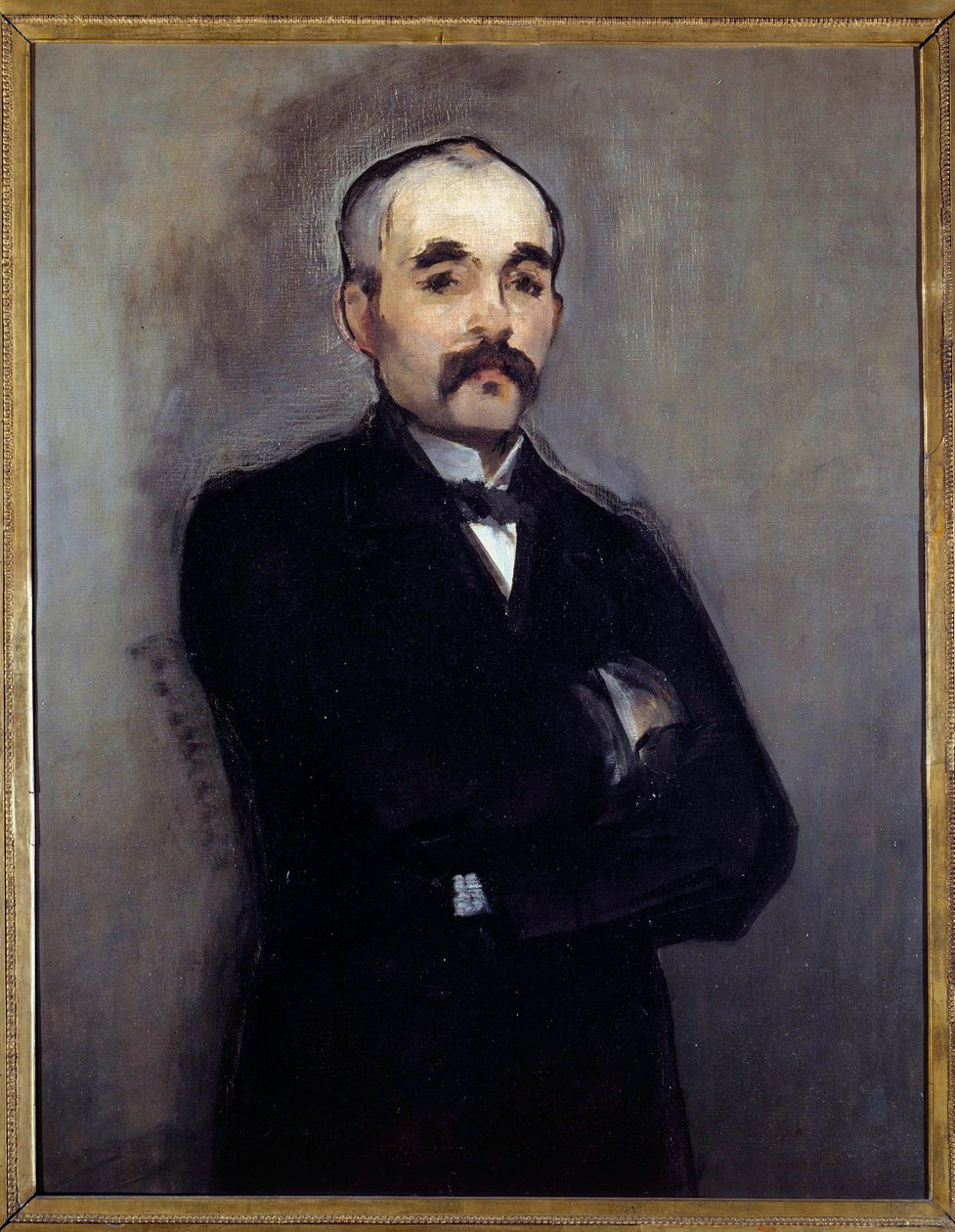 Porträtt av Georges Clemenceau (1841-1929) Målning av Edouard Manet (1832-1883) 1800-talet sön. 0,94 x 0,74 m Paris, musee d