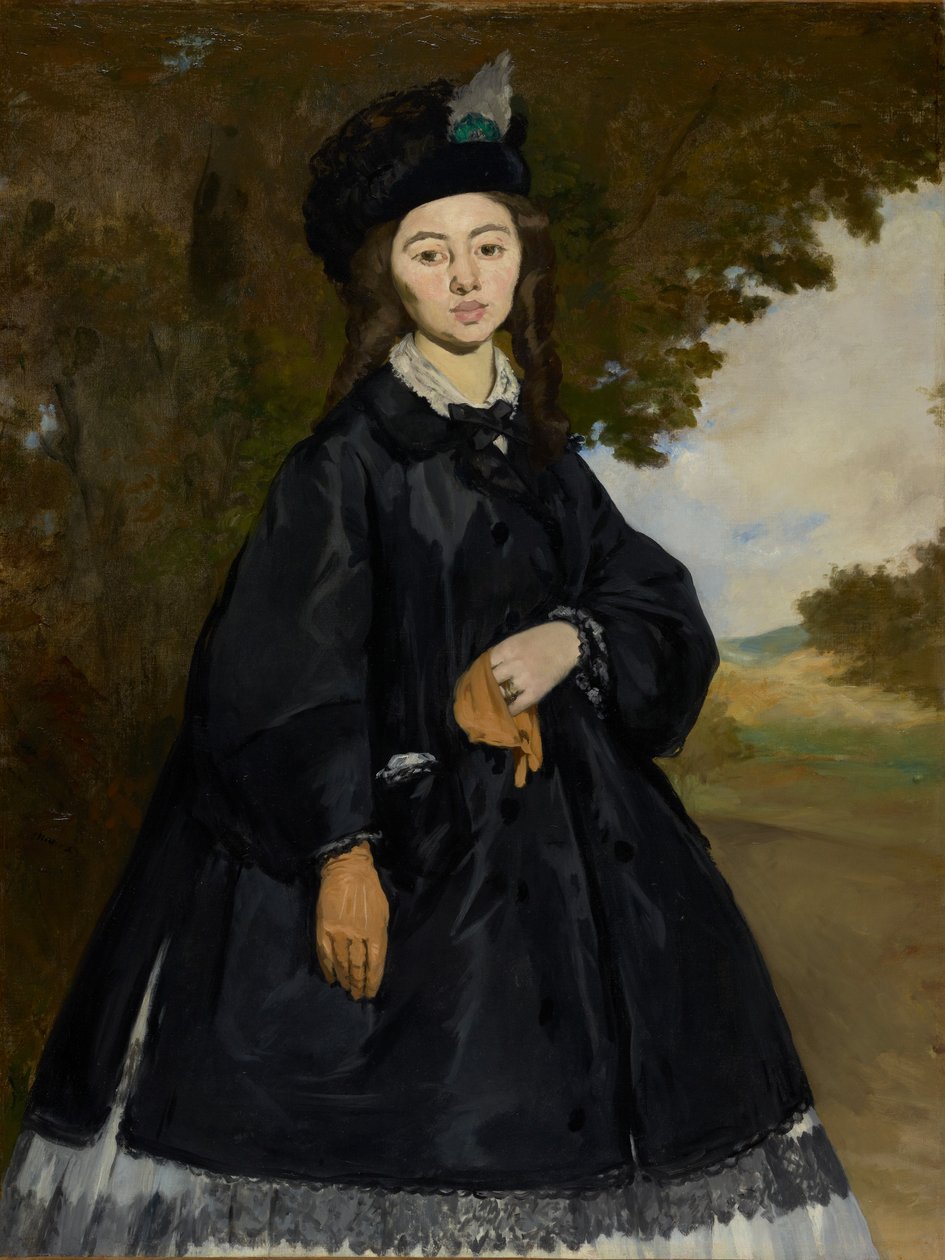 Porträtt av Madame Brunet av Édouard Manet