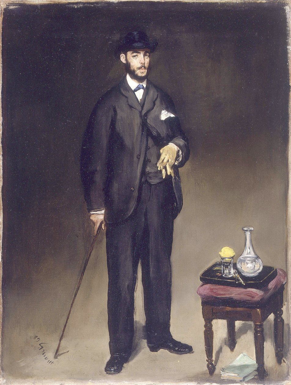 Porträtt av Théodore Duret av Édouard Manet