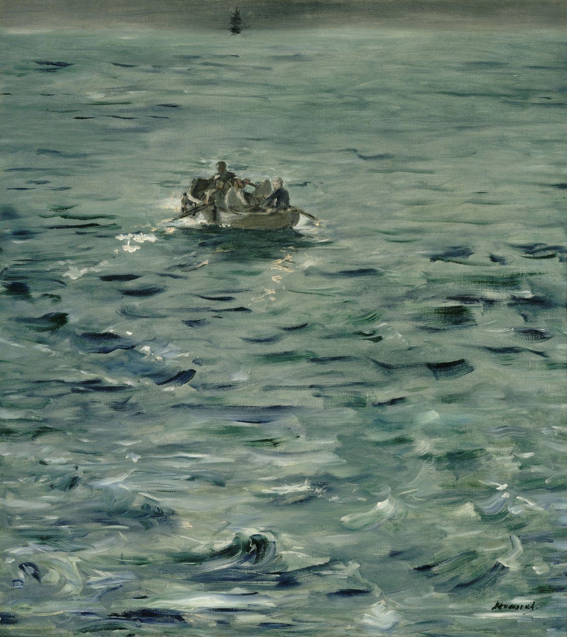 Rocheforts flykt av Édouard Manet