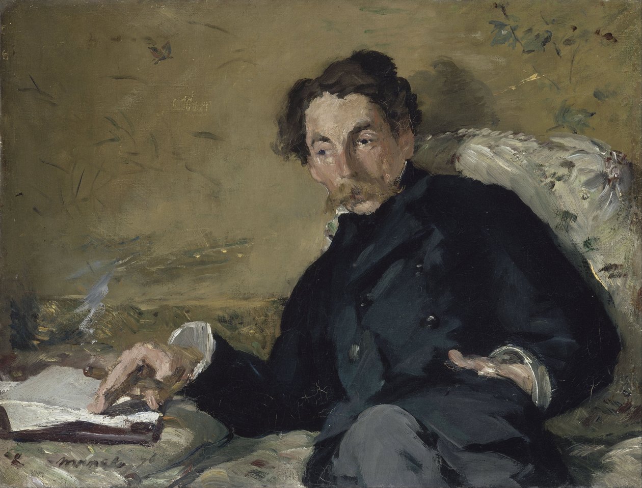 Stéphane Mallarmé av Édouard Manet