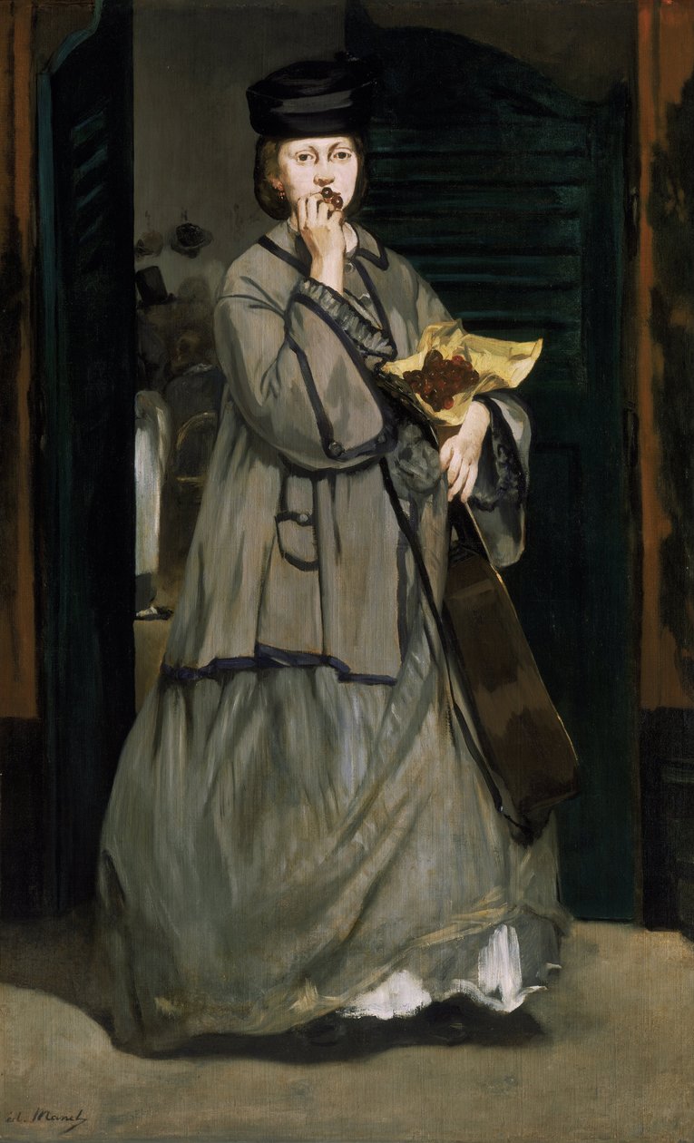 Gatusångerskan av Édouard Manet