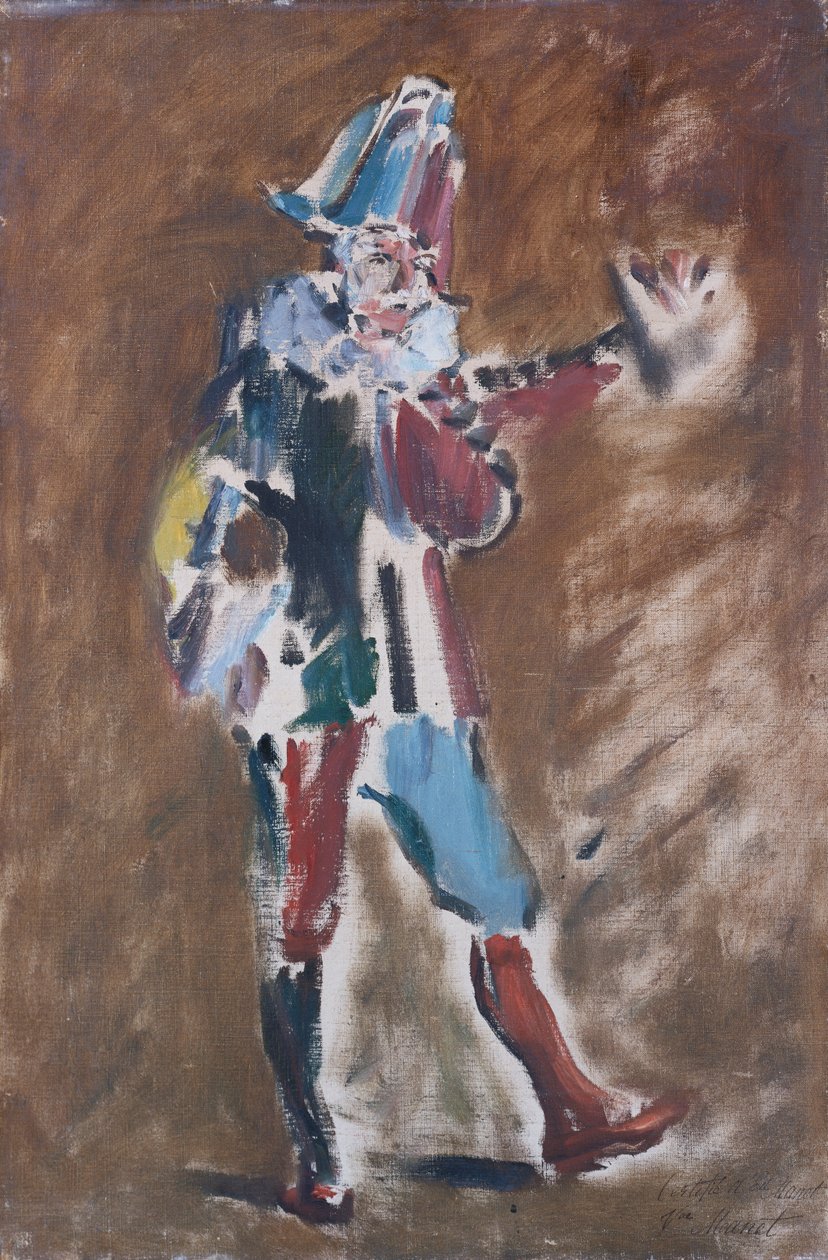 Studie för Polichinelle, 1873 av Édouard Manet