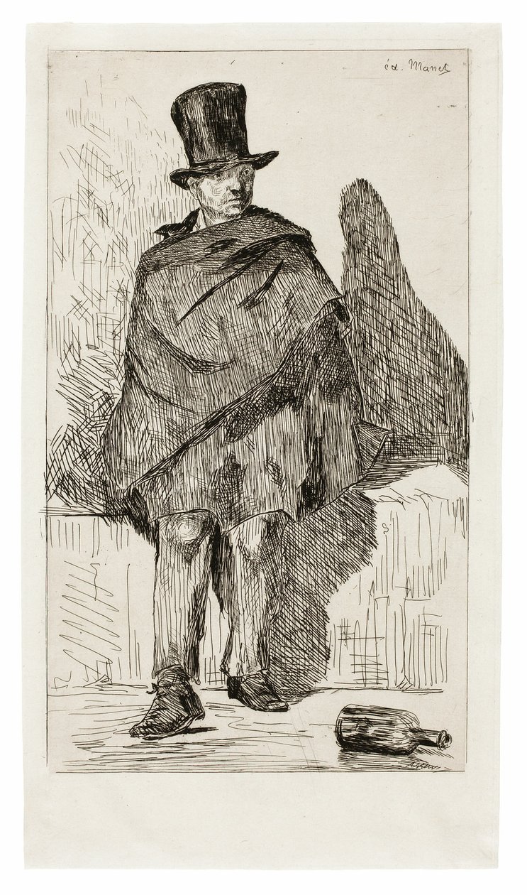 Absintdrickaren av Édouard Manet
