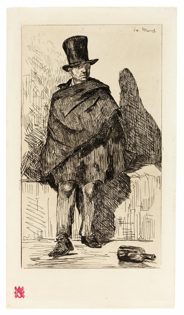 Absintdrickaren av Édouard Manet