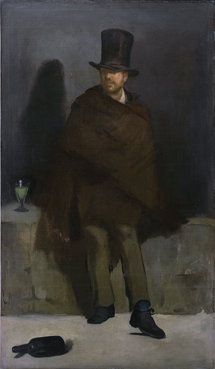 Absintdrickaren av Édouard Manet