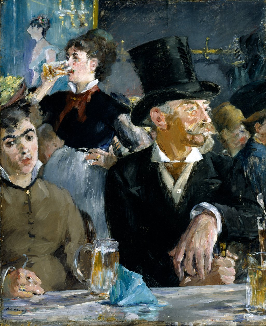 Café-konserten, ca 1879 (olja på duk) av Édouard Manet