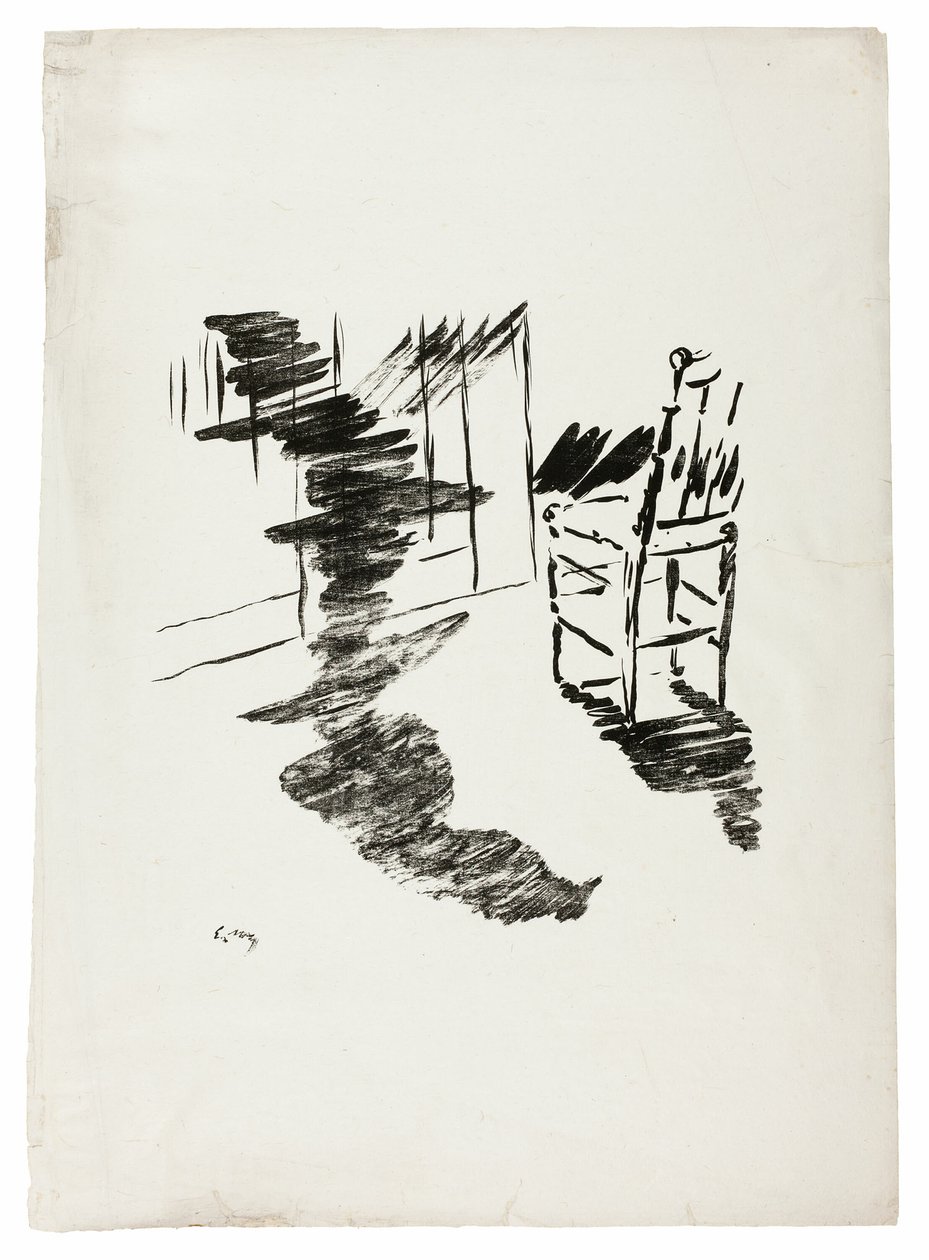 The Chair ("Den där skuggan som ligger och svävar på golvet..."), från The Raven (Le Corbeau) av Édouard Manet