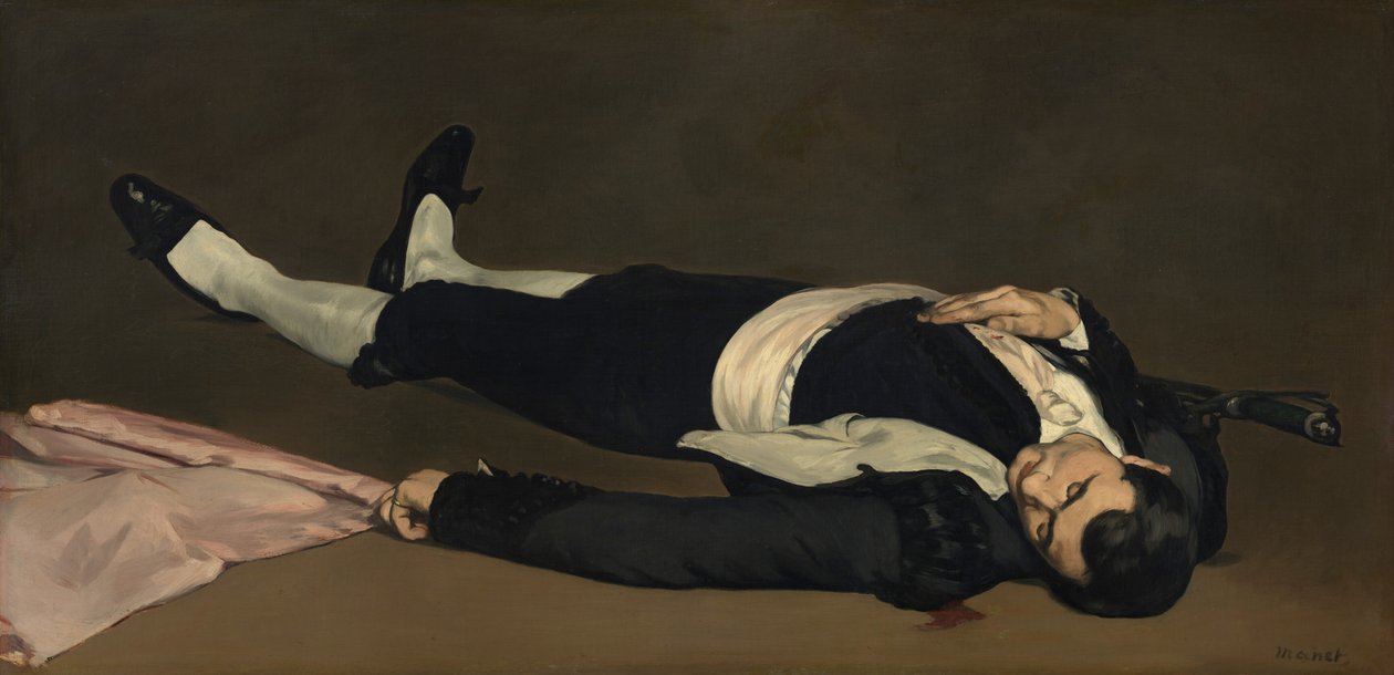 Den döde tjurfäktaren av Édouard Manet