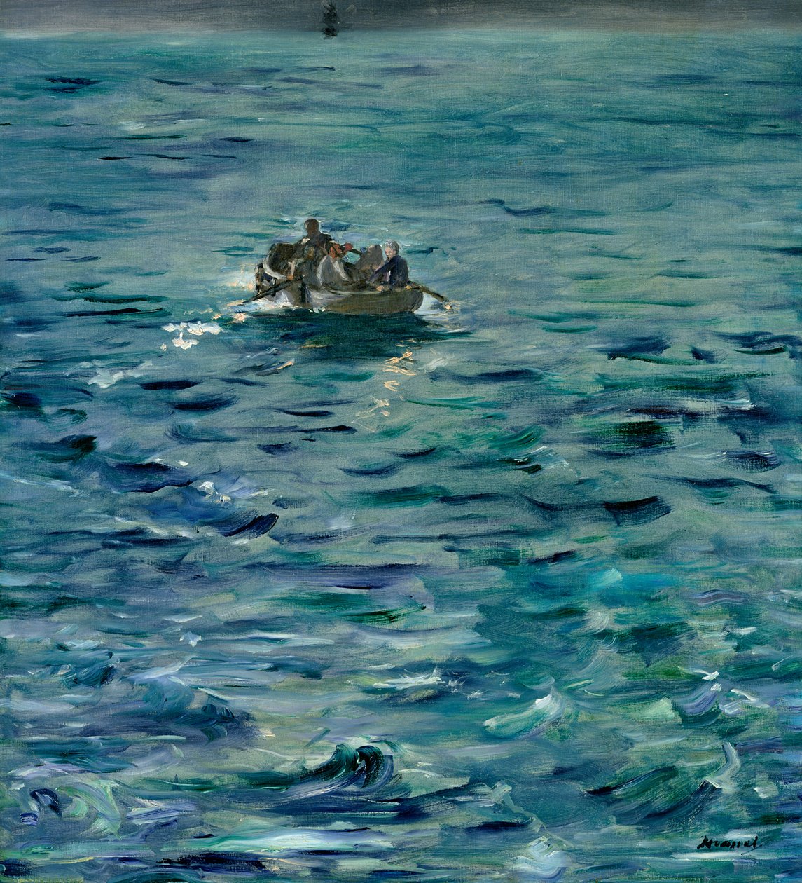 Henri de Rochefort (1831-1915) flydde 20 mars 1874, 1880-81 av Édouard Manet