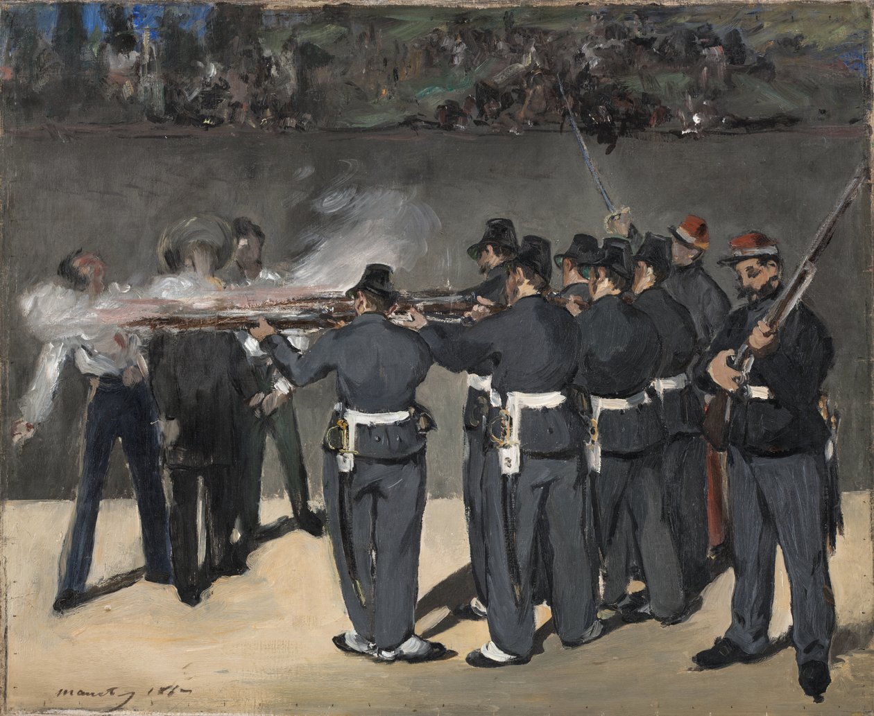 Avrättningen av kejsar Maximilian av Édouard Manet