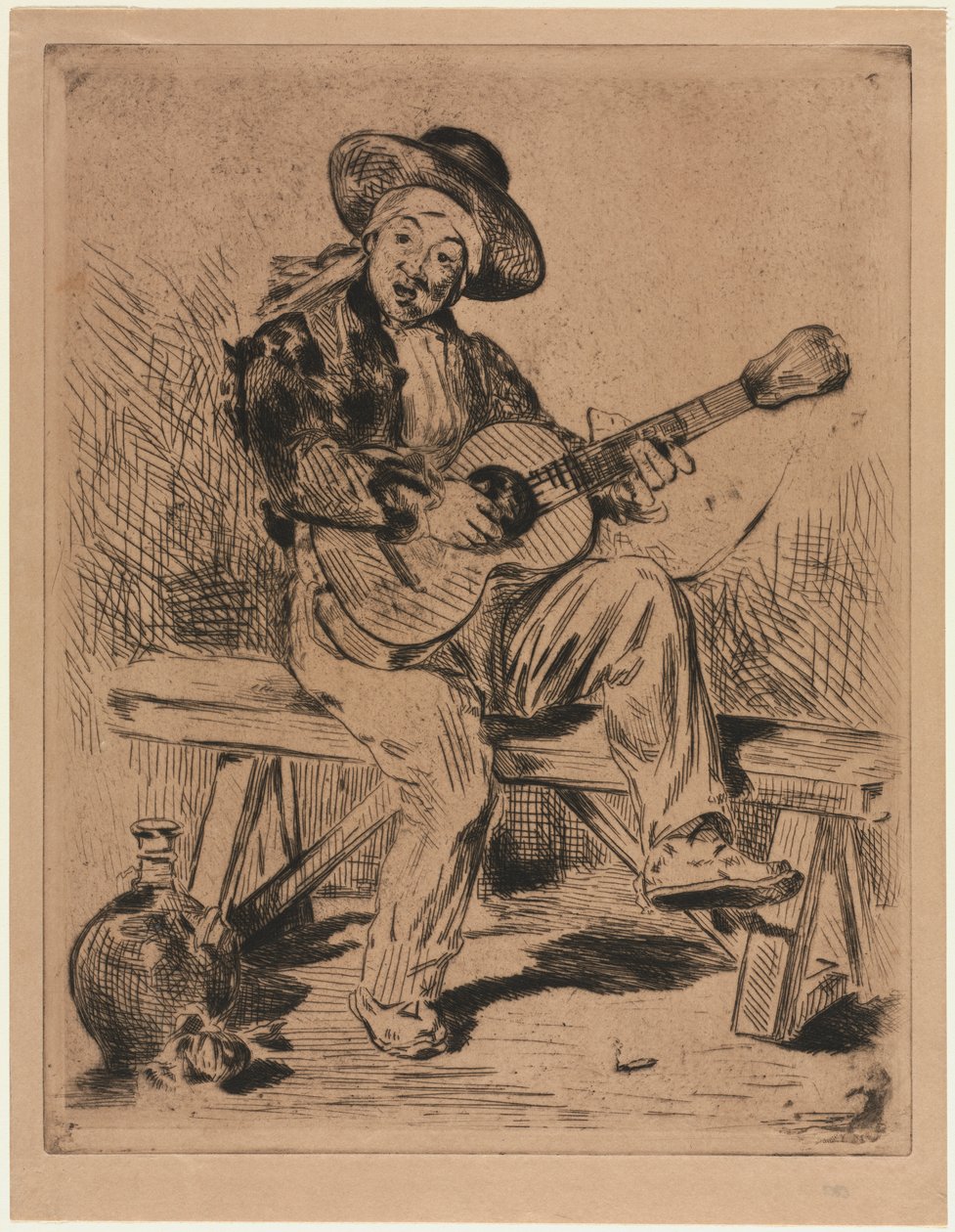 Gitarristen av Édouard Manet