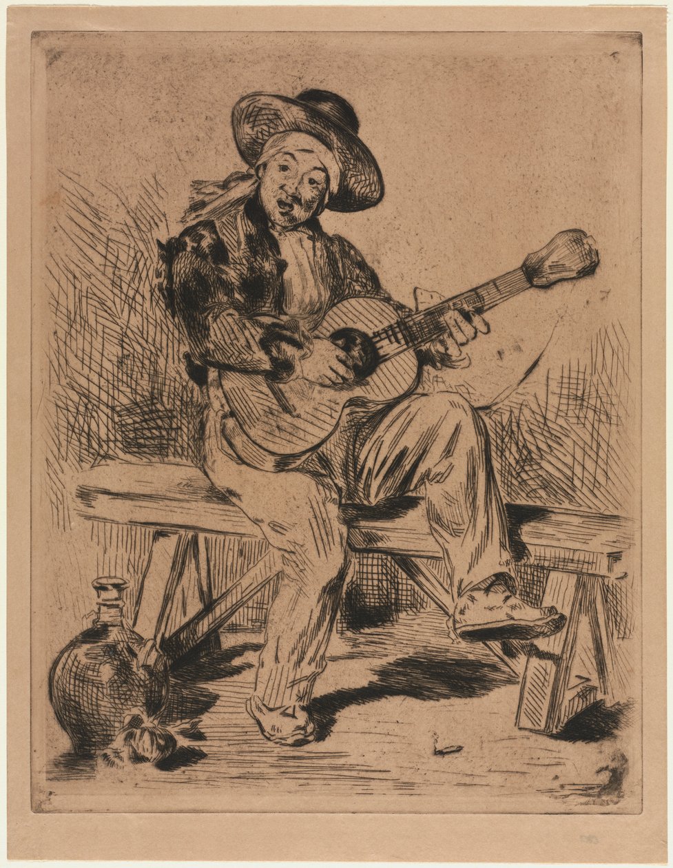 Gitarristen, 1861. av Édouard Manet