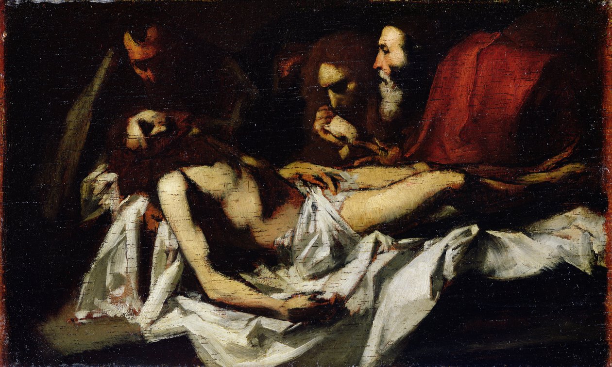 Kristi nedläggning i graven av Édouard Manet