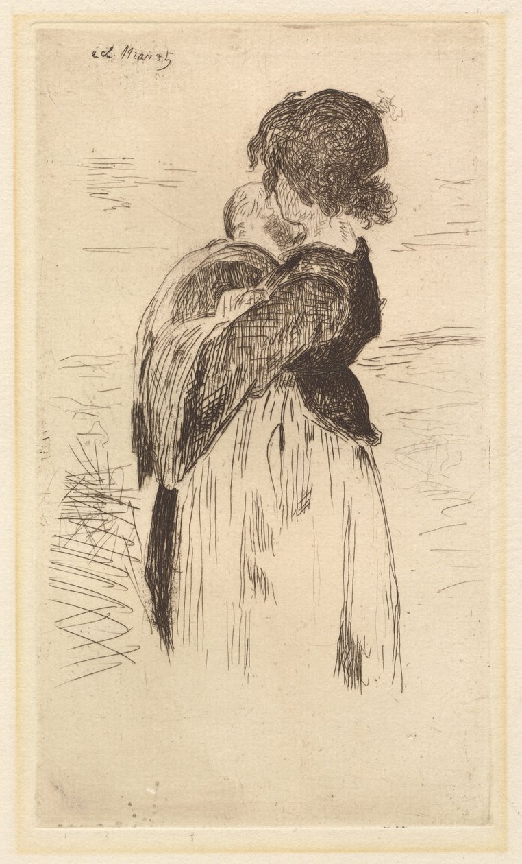 The Little Girl (Le petite fille) av Édouard Manet