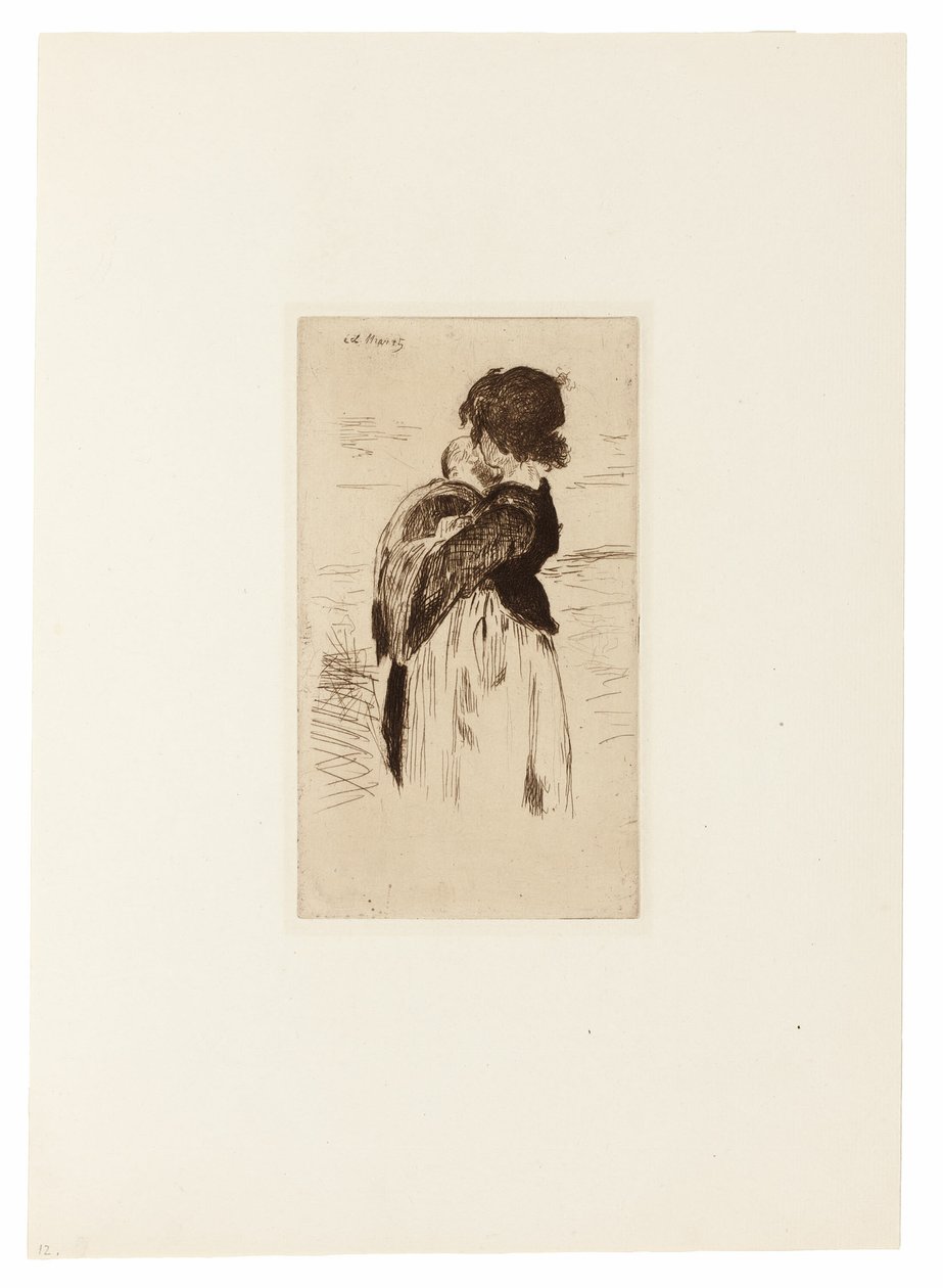 Den lilla tjejen av Édouard Manet