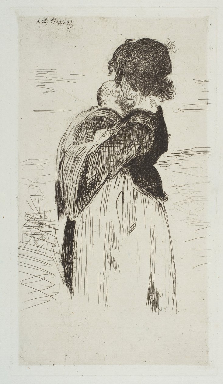 Den lilla flickan, 1861-62. av Édouard Manet
