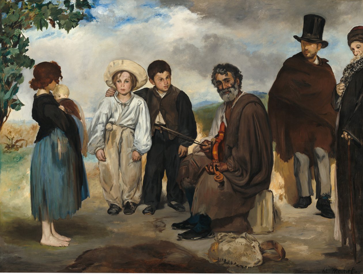 Den gamle musikern av Édouard Manet
