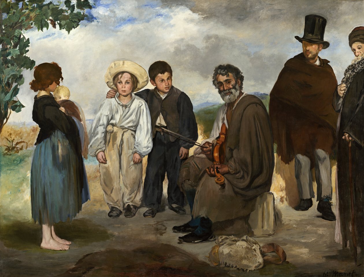 Den gamle musikern av Édouard Manet