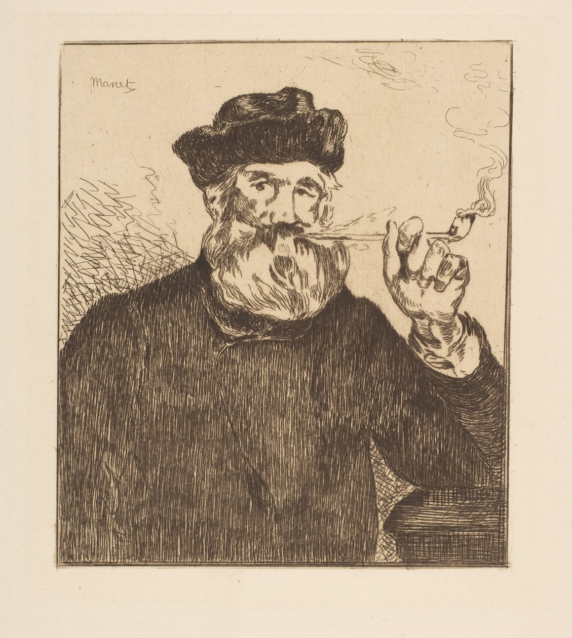 Rökaren. av Édouard Manet