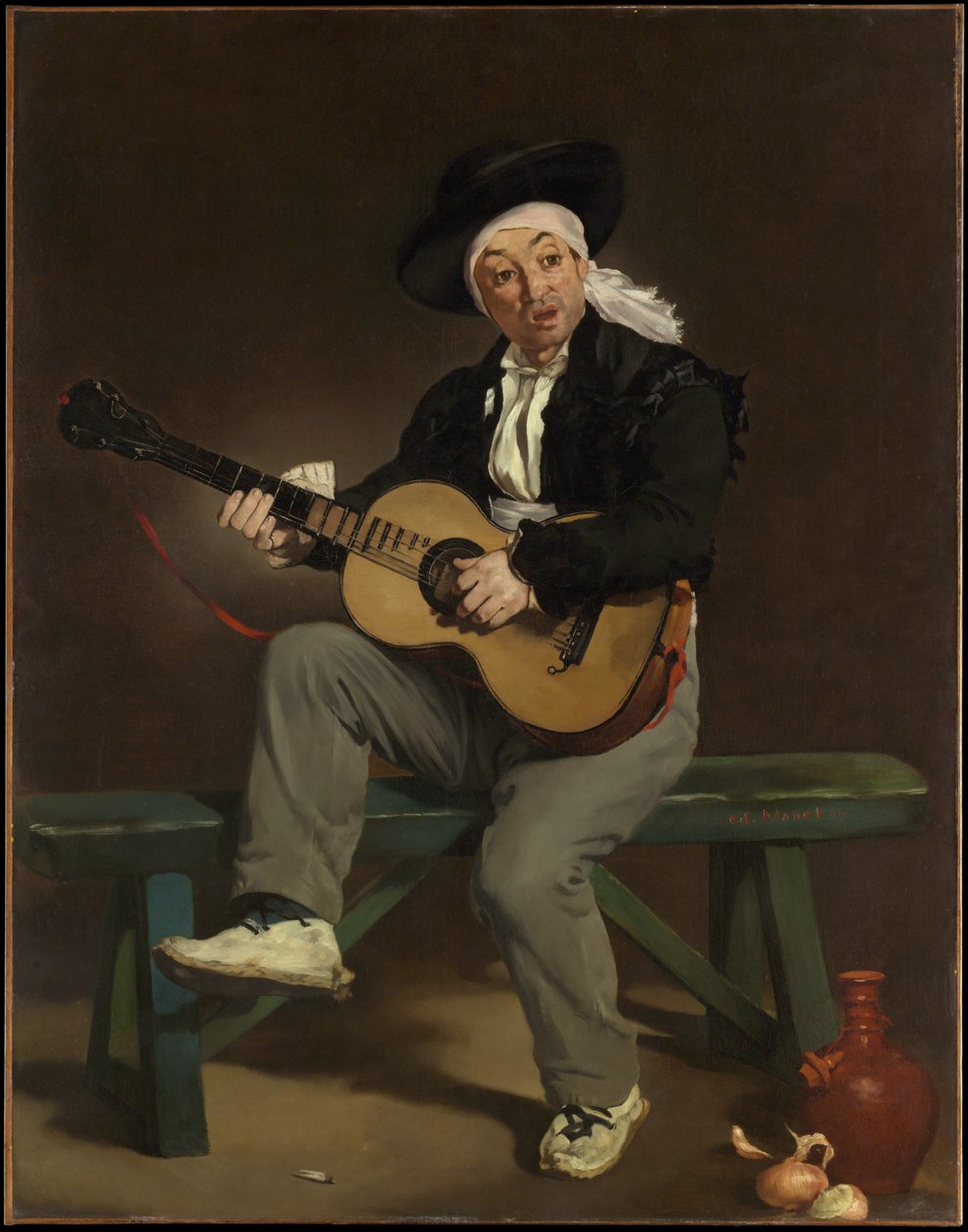 Den spanska sångerskan av Édouard Manet