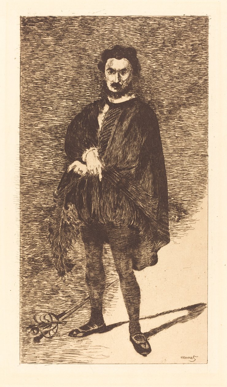 Den tragiska skådespelaren av Édouard Manet