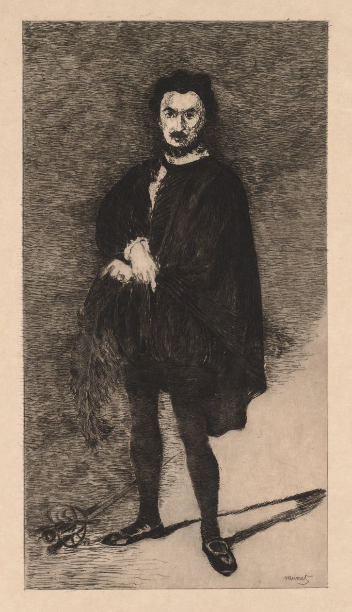 Den tragiske skådespelaren, 1866. av Édouard Manet