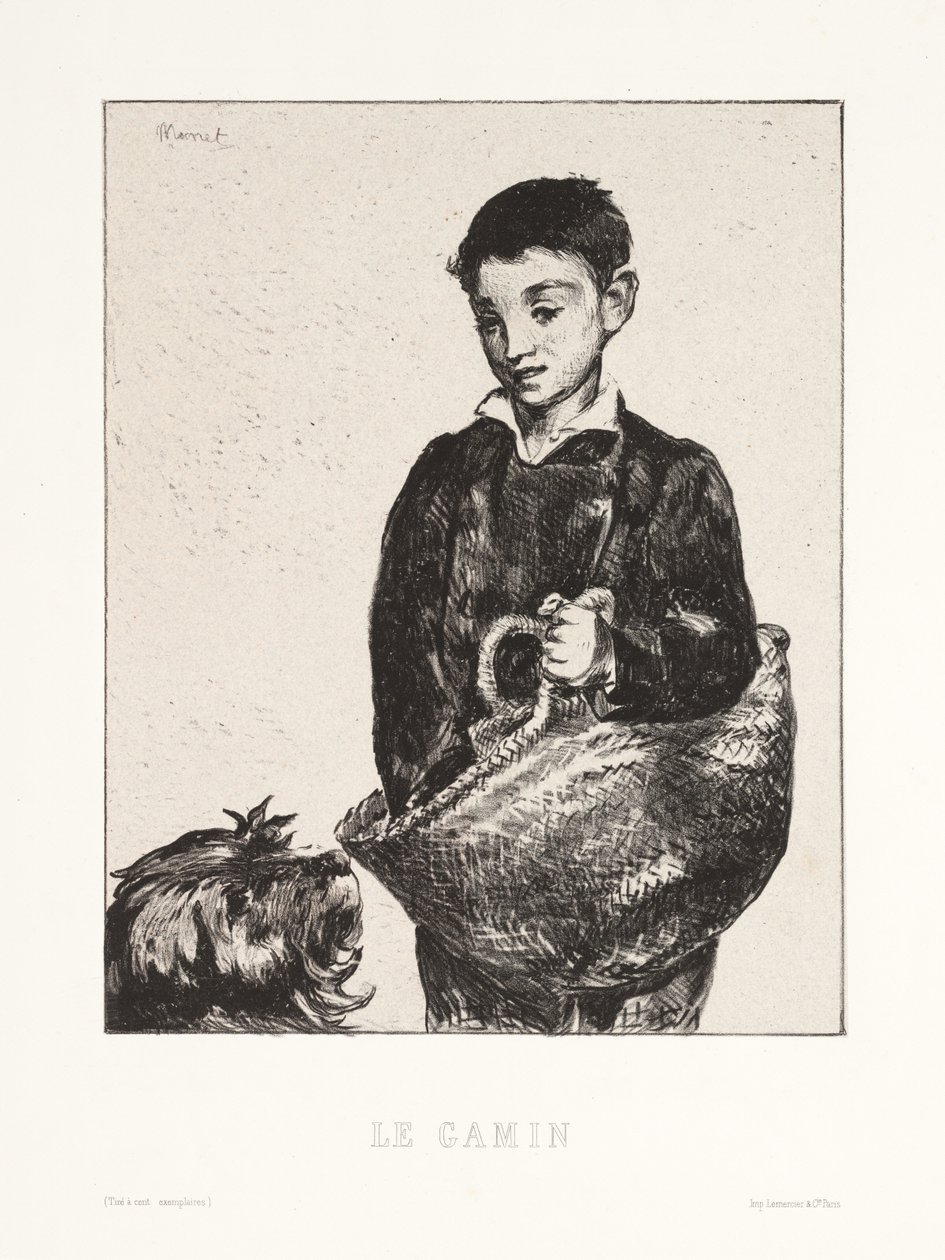 Gatpojken av Édouard Manet