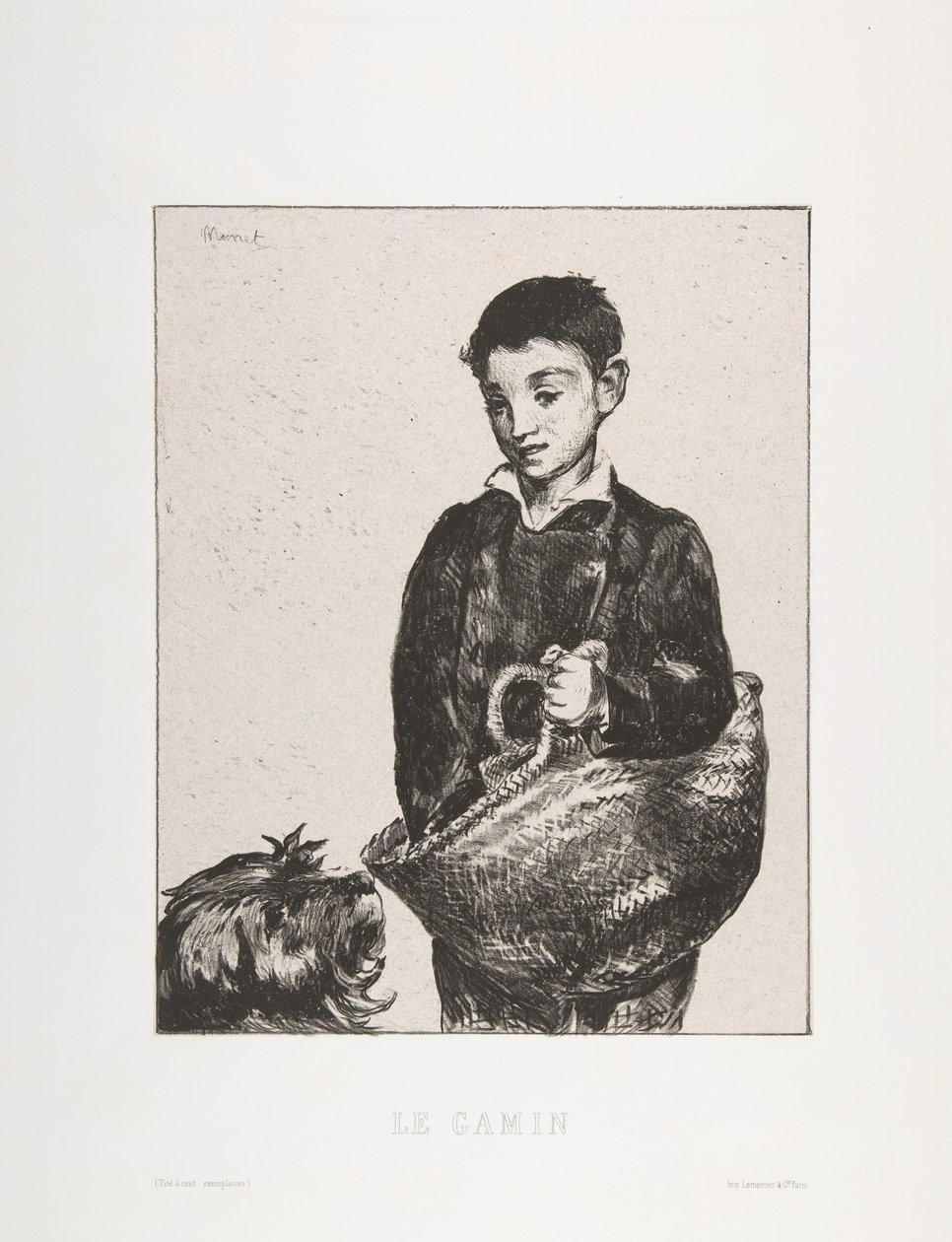 Urchin, 1868. av Édouard Manet