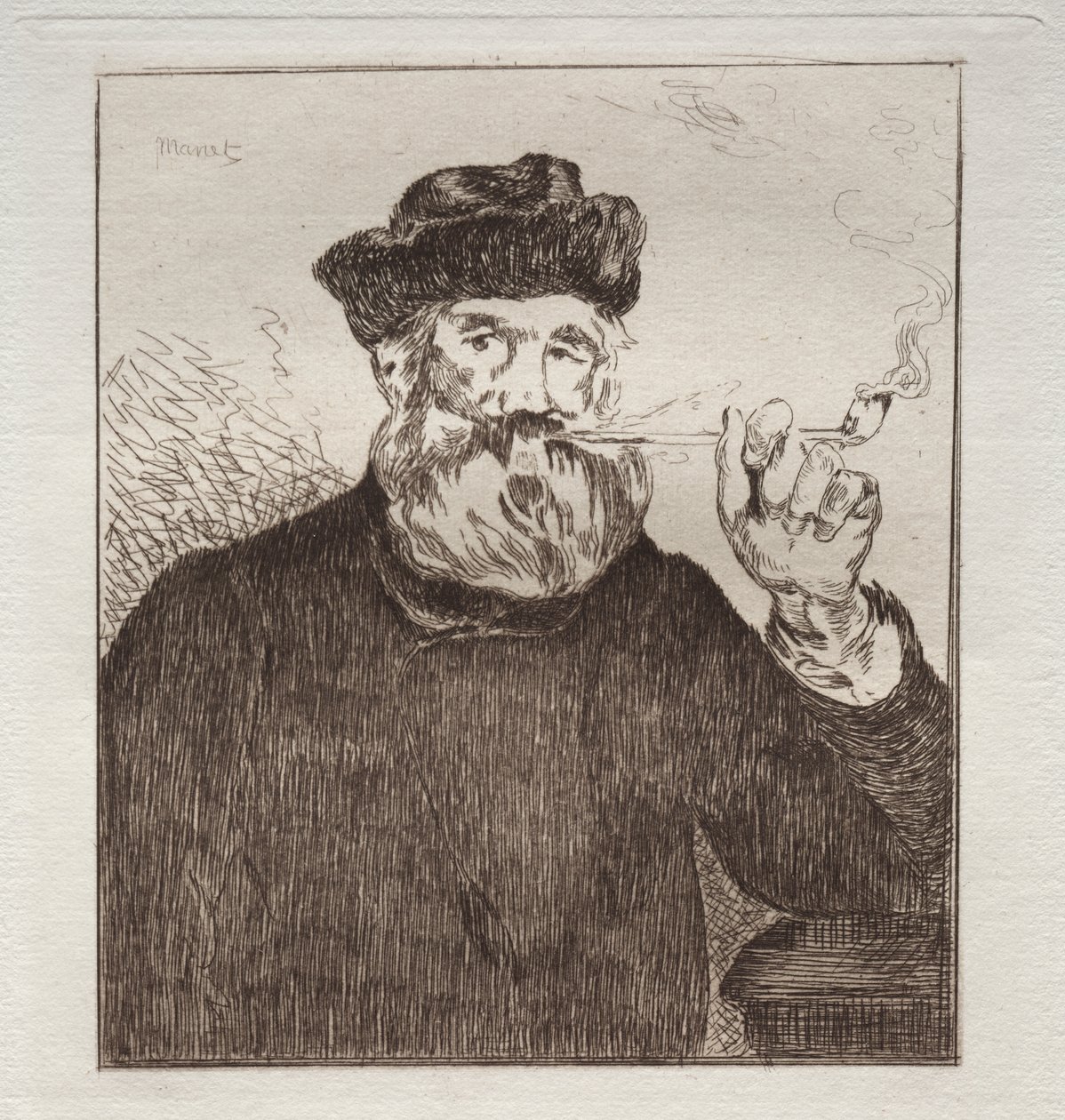 Rökaren (etsning) av Édouard Manet