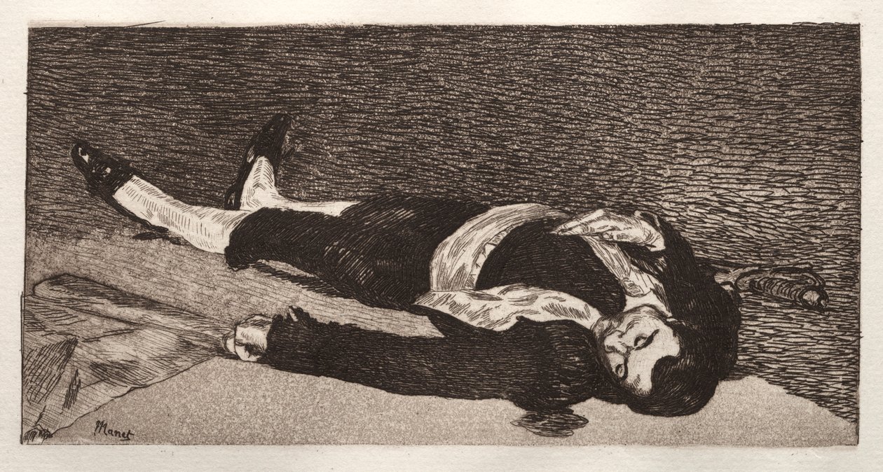 dödlig tjurfäktare av Édouard Manet