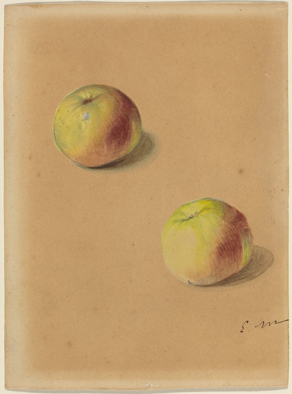 Två äpplen av Édouard Manet