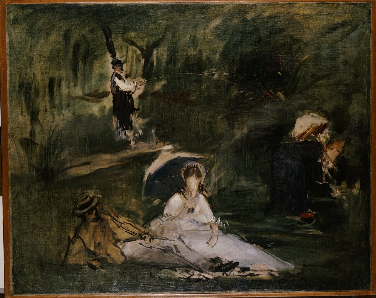 Under träden av Édouard Manet