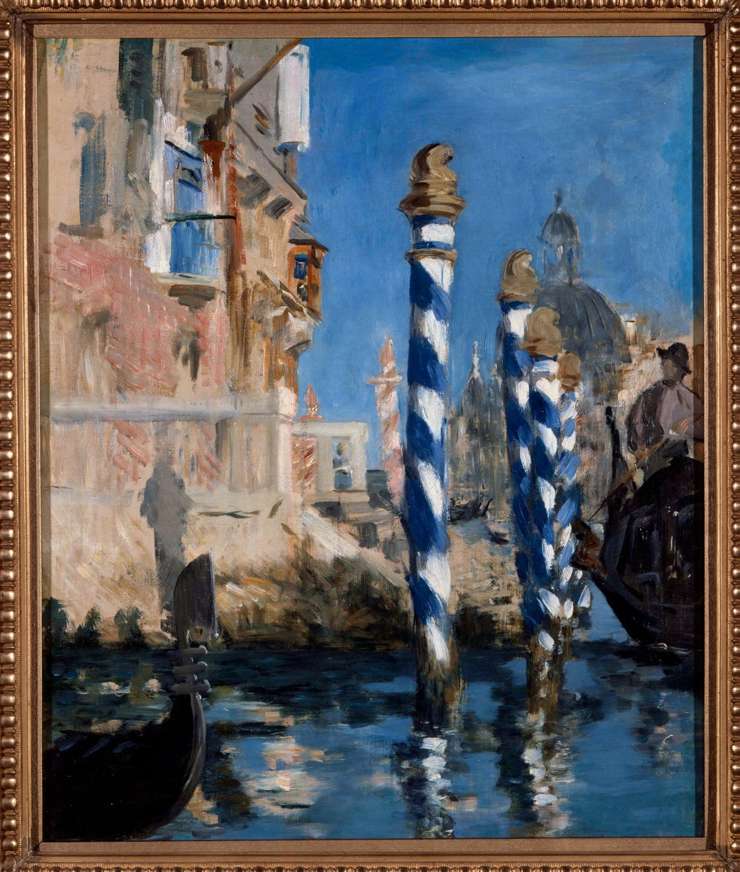 Utsikt över den stora kanalen i Venedig Målning av Edward Manet (1832-1883) 1875. Privat samling - Utsikt över Canal Grande i Venedig (även kallad "Blå Venedig"). Målning av Edouard Manet (1832-1883) av Édouard Manet