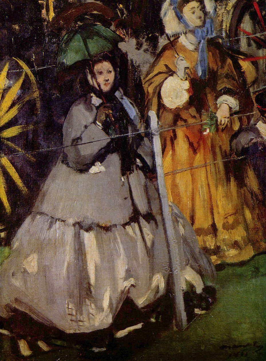 Kvinnor på tävling av Édouard Manet