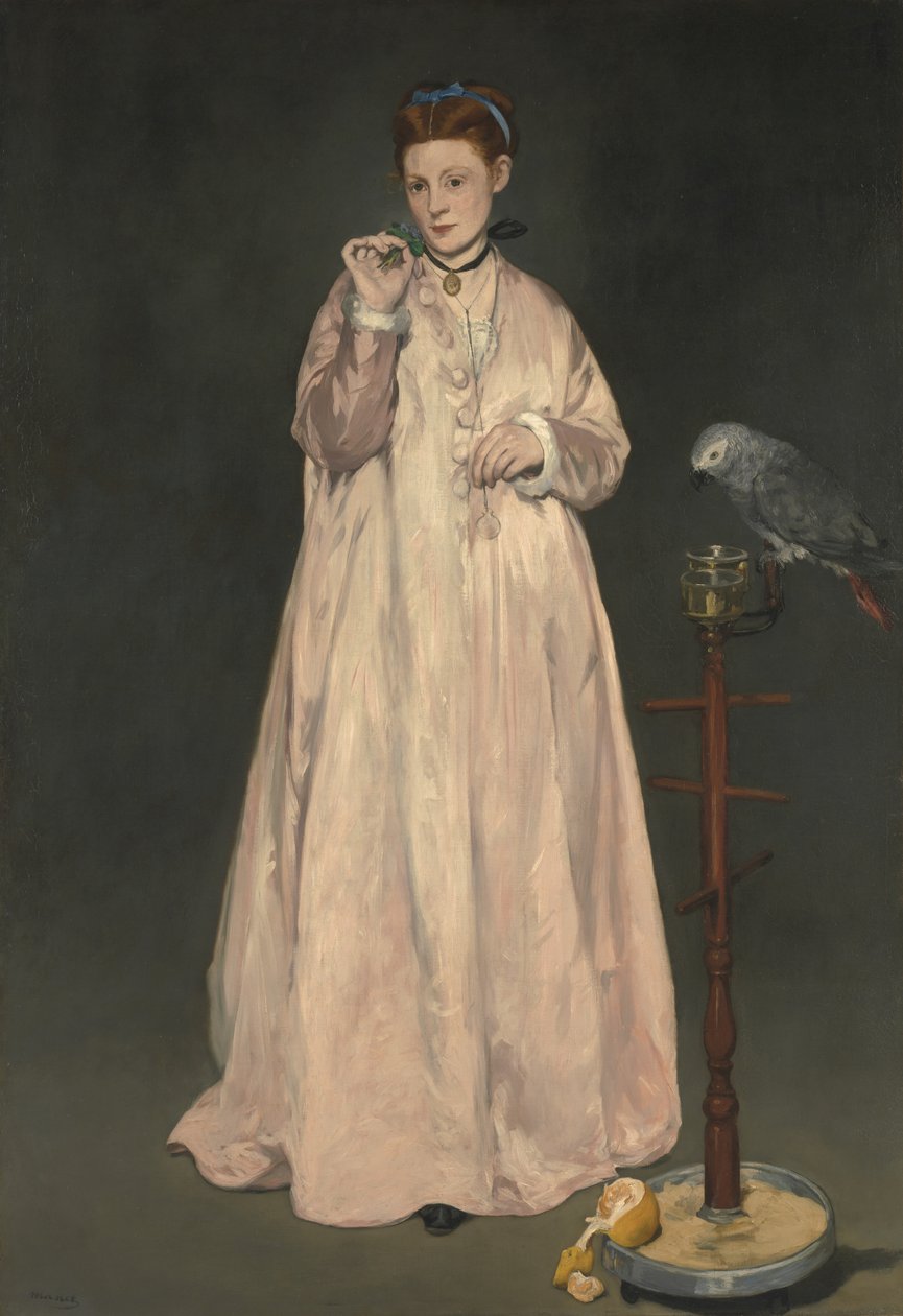 Ung dam år 1866 av Édouard Manet