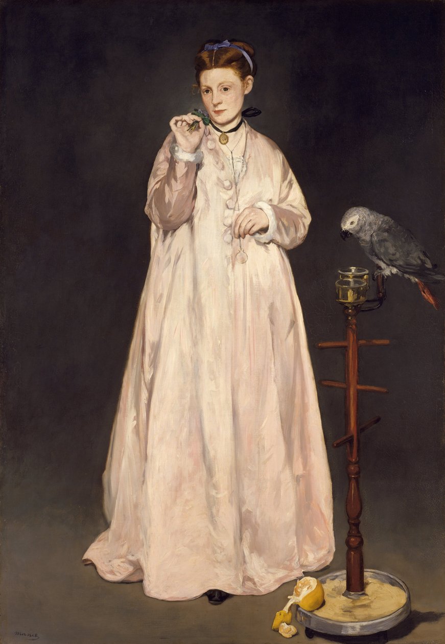 Ung dam 1866, 1866 av Édouard Manet