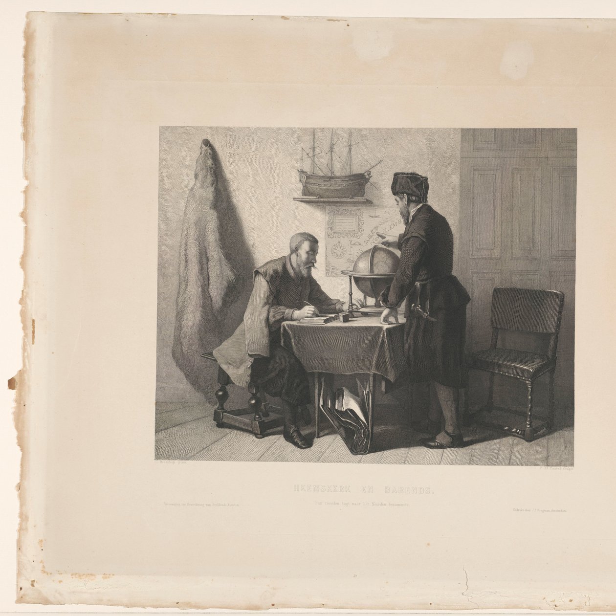 Willem Barendsz och Jacob van Heemskerck av Edouard Taurel
