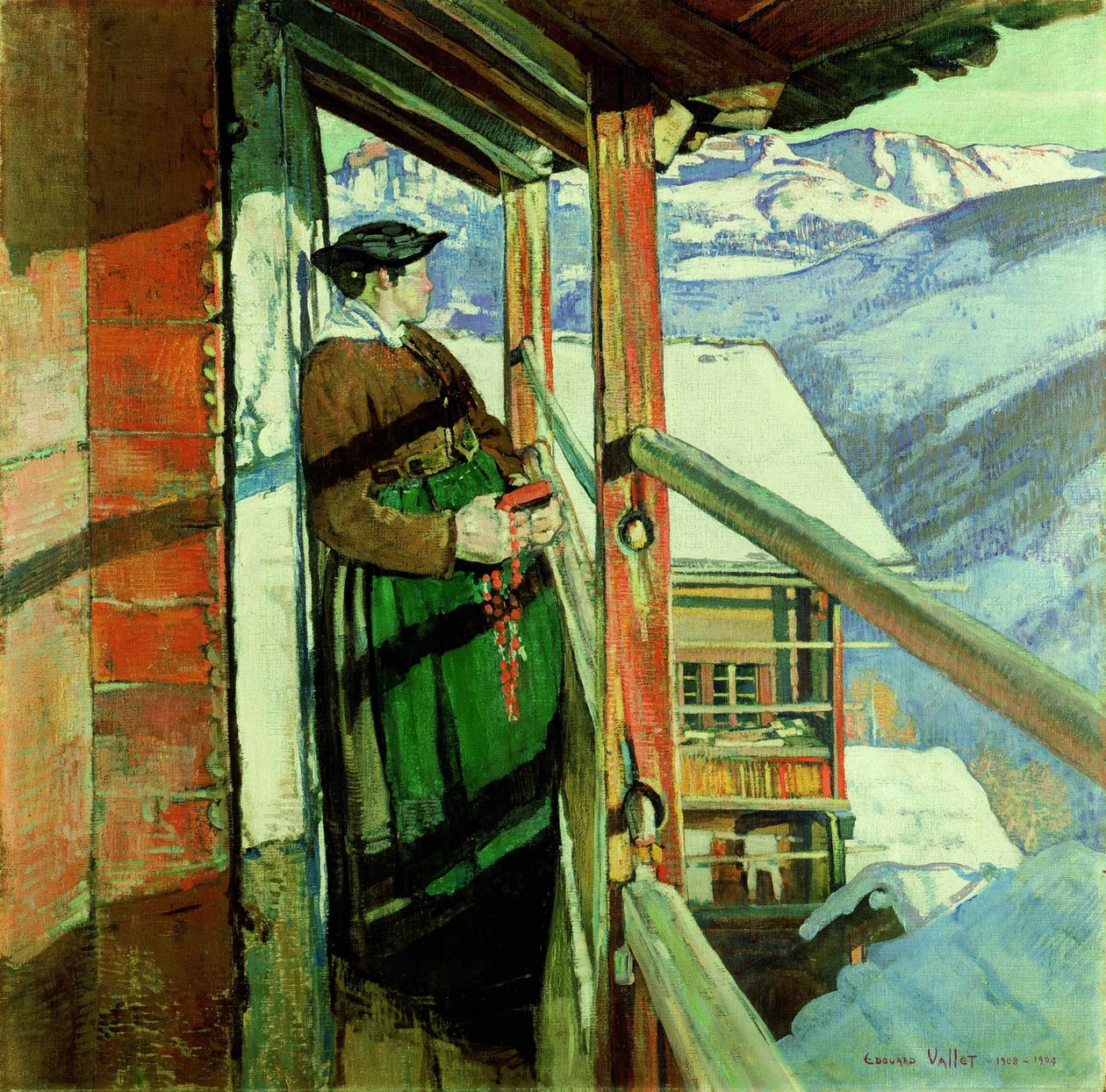 Söndag morgon, 1908-1909. av Edouard Vallet