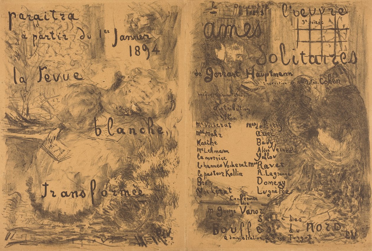 Einsame Seelen av Edouard Vuillard